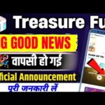 Treasure Fun Big Good News 🎉 | Treasure Nft New Update Today | Treasure Nft Grand Celebration
