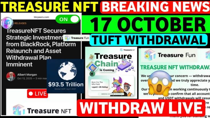 Treasure Fun Blockchain Released🥳 treasure fun withdrawal | treasure nft latest update