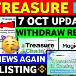 Treasure Fun Grand Celebration🎉 Comeback😱 treasure fun withdrawal |treasure nft latest update