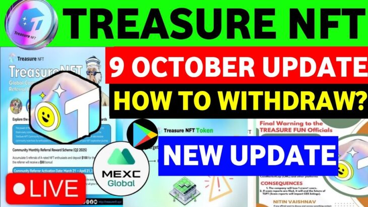 Treasure Fun How to Withdraw 😱 treasure fun withdrawal | treasure nft latest update