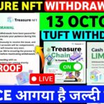 Treasure Fun Withdrawal Update 😱 treasure fun withdrawal | treasure nft latest update