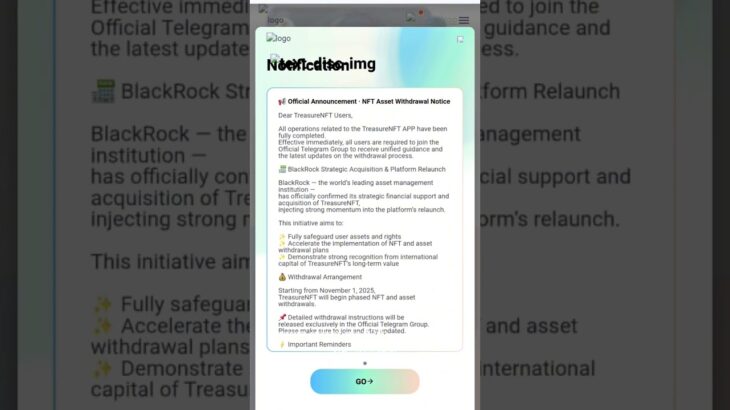🎉 Treasure NFT 1 November se Withdraw Update! Nai Umeed Ya Naya Khatra?