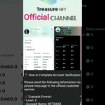 Treasure NFT Account verify first.then withdraw money❤️#shorts #everyone #like #subscribe