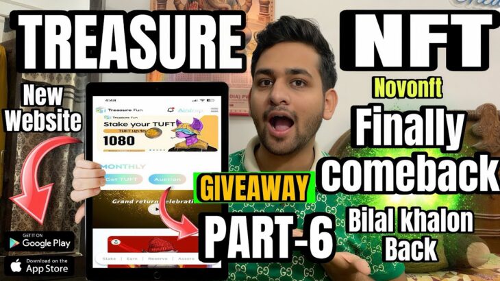 Treasure NFT COMEBACK SOON part-6🚀BILAL KHALON audio LIVE PROOF ✅ #treasurenft #treasurenftupdates