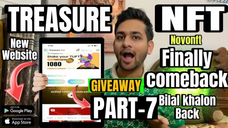 Treasure NFT COMEBACK SOON part-7🚀BILAL KHALON audio LIVE PROOF ✅ #treasurenft #treasurenftupdates