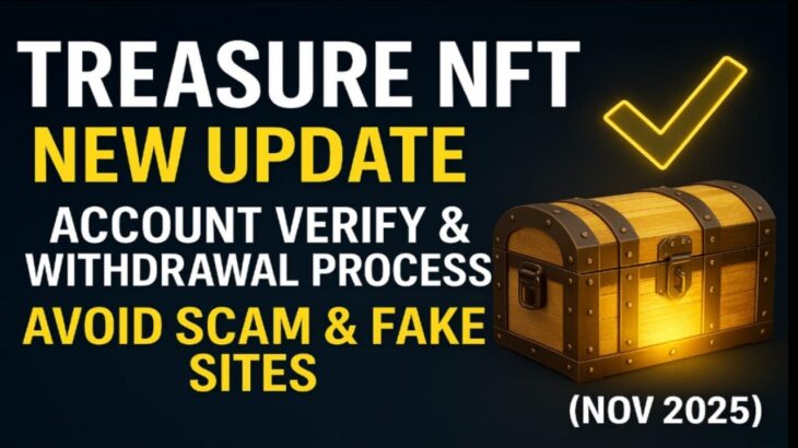 Treasure NFT New Update & Withdrawal Guide – November 2025 🚨