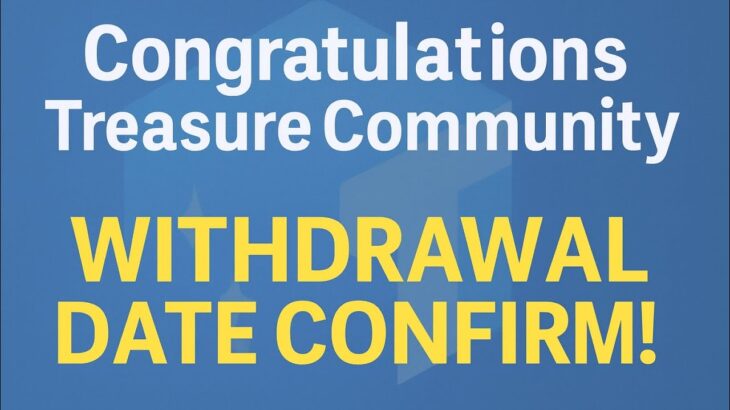 Treasure NFT Official Update 🔥 | Withdrawal Start from 1 November | BlackRock Partnership Confirmed!