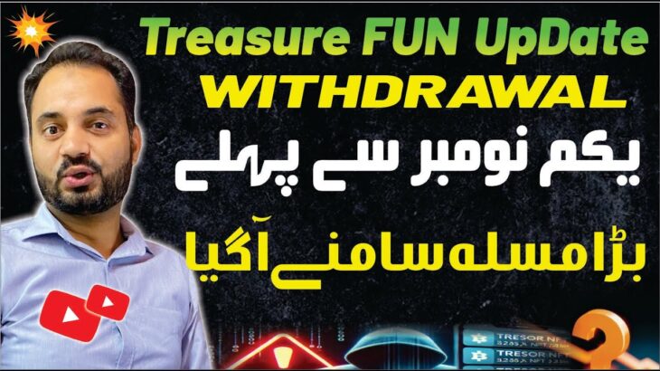 Treasure NFT Withdrawa  💵🔥 l Treasure Fun new update | Aqeel Khalid vlogs