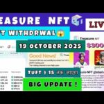 Treasure NFT Withdrawal Update !! 1St November Se hoga Treasure Fun Withdrawal Update 19 Oct #update
