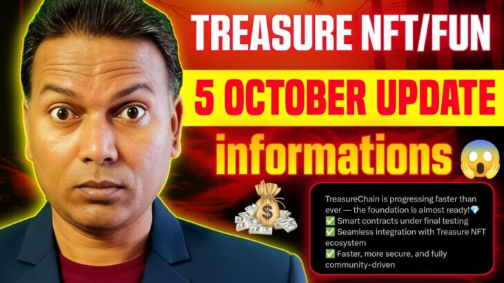 Treasure NFT/Fun New Update//Good informations//Treasure ecosystem//Waiting…end..