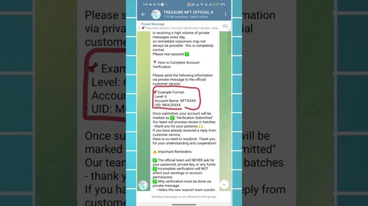 Treasure Nft New Update Account Verification | How to Treasure Nft Account Verification #treasurenft
