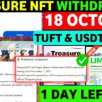 Treasure Nft Withdrawal Started 🥳 Treasure fun grand comeback | treasure nft withdrawal