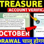 Treasure Nft Withdrawal | Treasure Nft Account Verification | Treasure nft Account verify kaise hoga