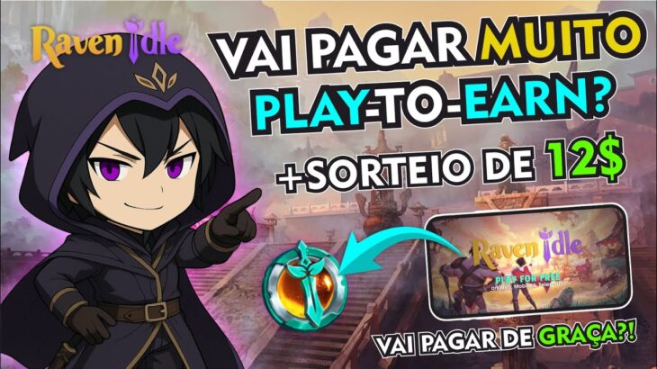 VAI PAGAR DE GRAÇA?! JOGO NOVO NFT MOBILE | RAVEN IDLE