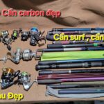 (Video 123) Lô cần carbon đẹp , cần surf shimano, cần iso NFT, Máy câu shimano nasci, máy câu daiwa