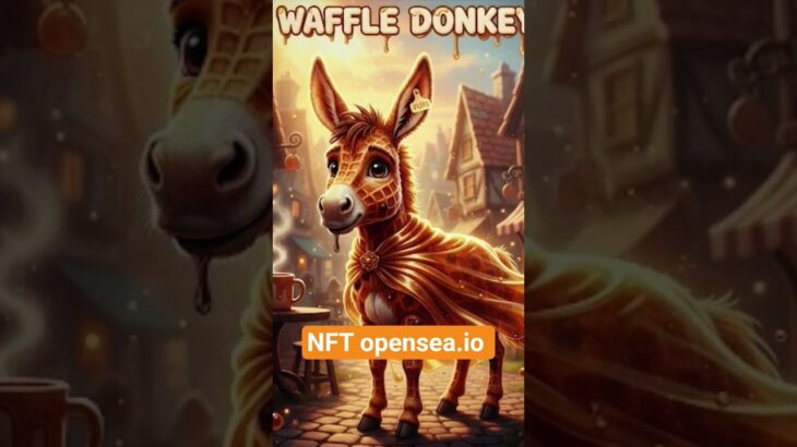 WAFFLE DONKEY… FIRST 5 PEOPLE WILL RECEIVE A %1 RETURN #nft #crypto