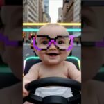 You must see happy Baby driving an NFT in NYC #shorts #youtubeshorts #viral #nyc #foryou #fyp #cute
