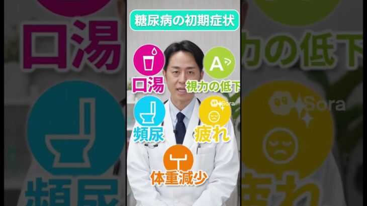 糖尿病の初期症状😫#糖尿病#ai #sora2