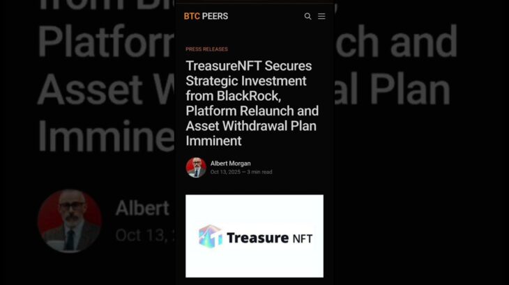 blackrock || treasure nft || tuft ||  invester || new update || TreasureFUN || relaunch || comeback
