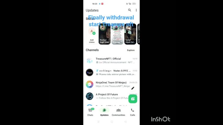 finally withdraw start hoya jabe #withdrawalprocess #withdrawal #treasurenft #nft #Usdt