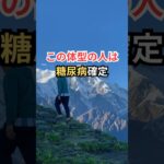 この体型の人は糖尿病確定 #雑学 #shorts