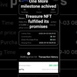 #treasurenftwithdrawal treasure nft 1st withdrawal received #treasurenft #tuft promised fulfilled