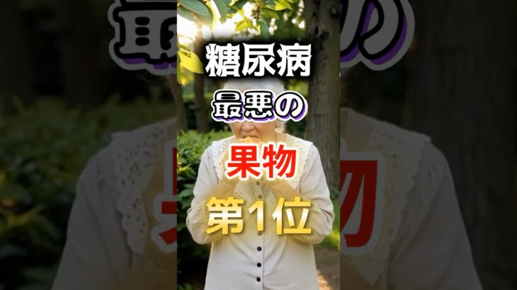 【１位は毎日食べるな⁉】糖尿病になりやすい最悪の果物 #健康 #雑学 #開運 #知恵 #医学 #名言