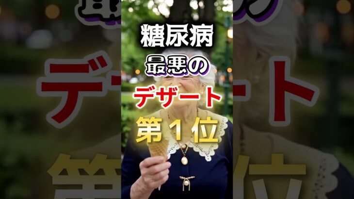 【１位は甘いものじゃない⁉】糖尿病になりやすい最悪のデザート #健康 #雑学 #開運 #知恵 #医学 #名言