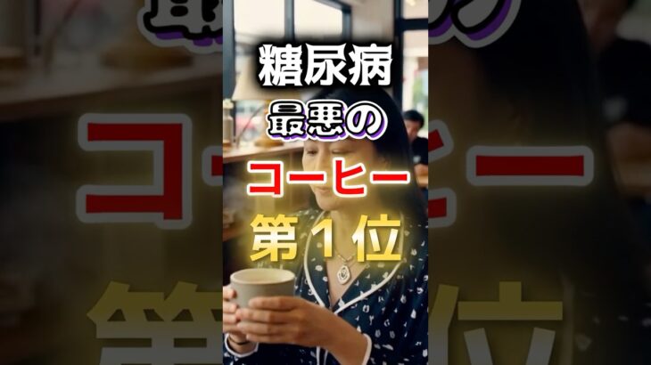 【１位は甘いものじゃない⁉】糖尿病になりやすい最悪のコーヒー #健康 #雑学 #開運 #知恵 #医学 #名言