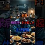 【まだ助かる!!】糖尿病になりやすい習慣！今すぐ見直すべき生活習慣とは？#糖尿病予防 #生活習慣病 #健康管理 #運動不足 #糖質制限