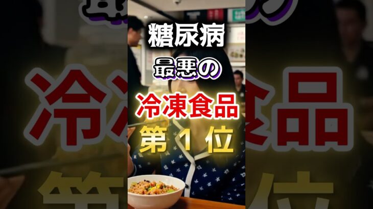 【一位は甘いものじゃない⁉】糖尿病になりやすい最悪の冷凍食品 #健康 #雑学 #開運 #知恵 #医学 #名言