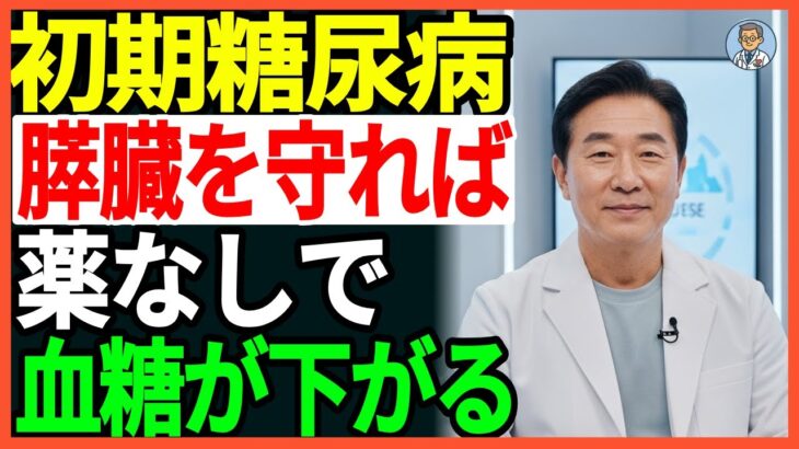 膵臓を修復すれば初期糖尿病は薬なしで回復｜専門医が語る血糖正常化の科学的メカニズム