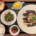 【糖尿病の食事】ナスと豚肉のみそ炒め&ピーマンのカツオまぶし。ピチピチ新鮮野菜！道の駅
