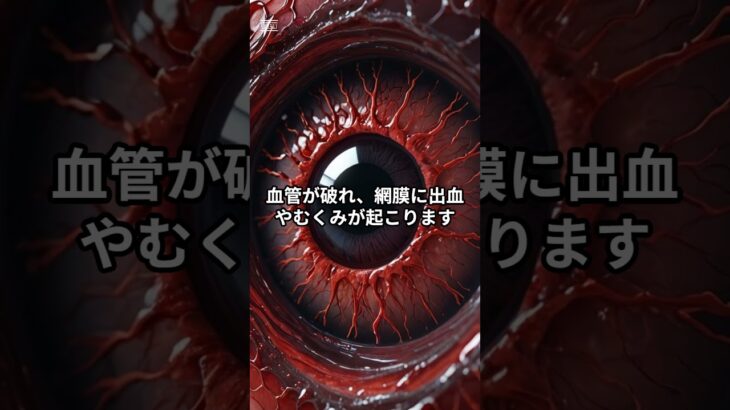 突然見えなくなる？放置した糖尿病の末路