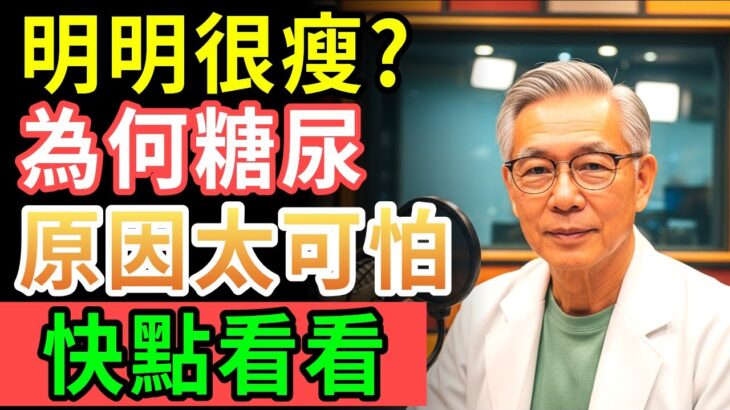 明明很瘦為什麼會得糖尿病?不改掉這個習慣真的完蛋了
