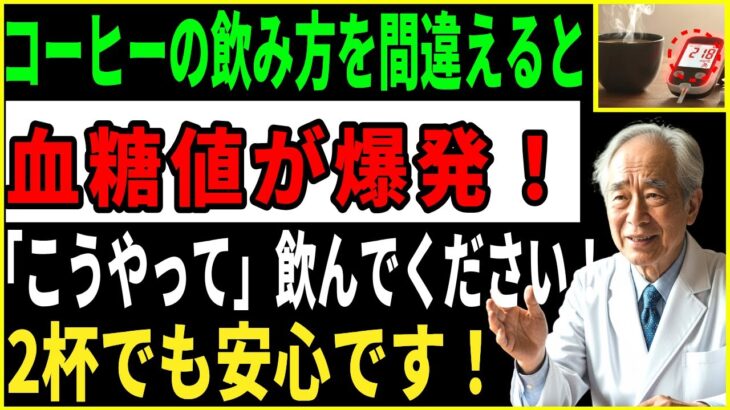 絶対にやめて!糖尿病と腎臓を同時に悪化させる最悪のコーヒー習慣3選