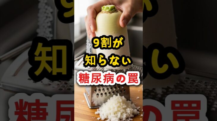 【1分要約】大根おろしは危険？糖尿病の意外な真実 #Shorts