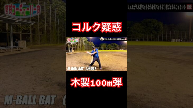 木製バットで100m飛ばす糖尿病患者 #shorts