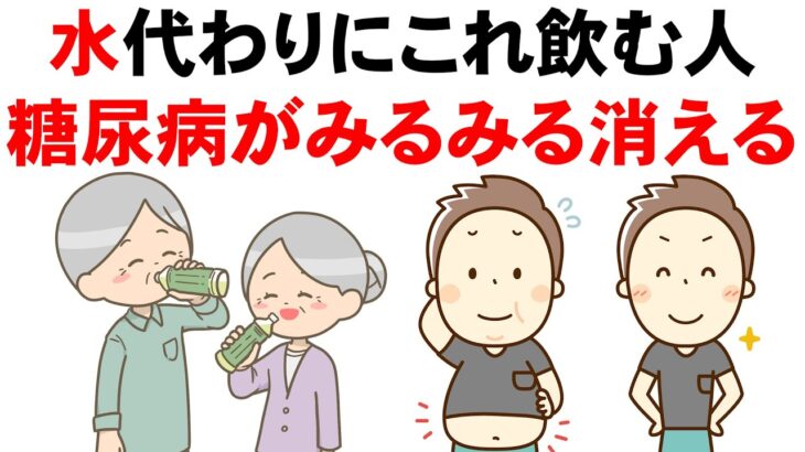 【血糖値改善・糖尿病が消える飲み物】夜寝る前これ飲んで！水の代わりに1日1杯飲む血糖値安定におすすめのドリンク【聞き流し】