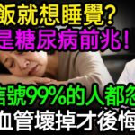 吃完飯就想睡覺？小心是糖尿病前兆！這12個信號99%的人都忽略了，別等血管壞掉才後悔！#糖尿病 #胰島素阻抗 #低血糖 #樂享養生