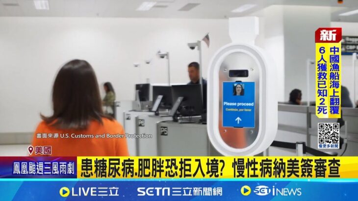 患糖尿病.肥胖恐拒入境? 慢性病納美簽審查│記者 許少榛│國際焦點20251109│三立新聞台
