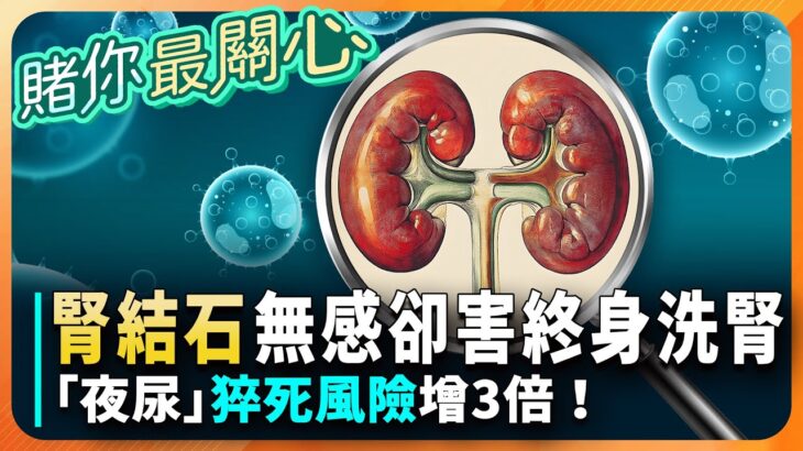 這激素是「糖尿病、腎臟病」救星！江守山示警：「夜尿」恐害猝死風險增3倍！喝錯「綠拿鐵」恐釀腎結石、腎衰竭→害終生洗腎！點名「5大蔬菜」腎病患者要適量→ 草酸含量高！｜祝你健康