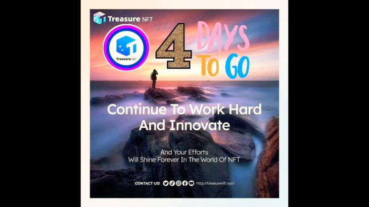4 Days to G👀 #treasure #nft #trading #cryptocurrency #money #stockmarket #blackrock #treasurenft