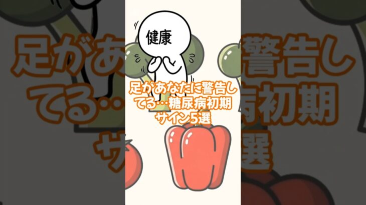足があなたに警告してる糖尿病初期サイン5選 #健康情報＃健康