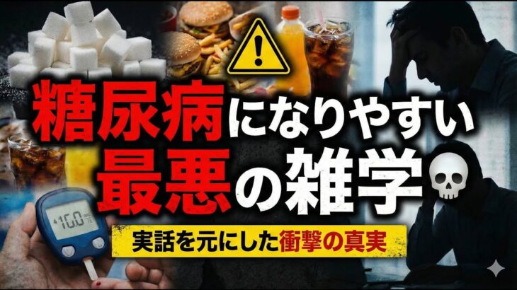 【実話雑学】 佐藤さんが気付いた 糖尿病になりやすい”5つの意外な習慣”