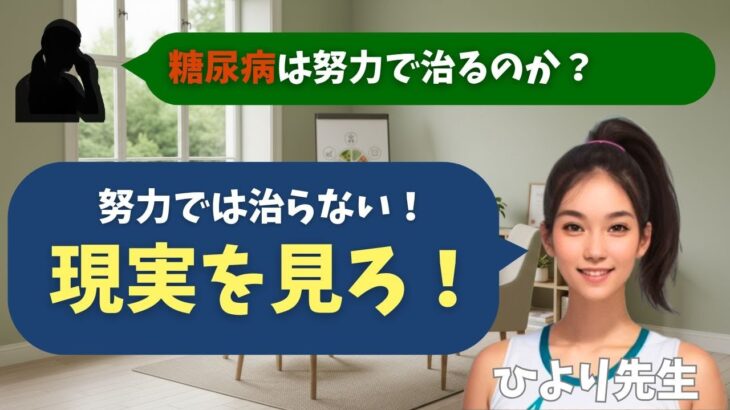 【シニア・60代】【ひよりの健康相談室】#34「糖尿病は努力で治る」は嘘！65歳男性に教える「薬に頼ってでもコントロールすべき」深刻な理由と合併症の恐怖