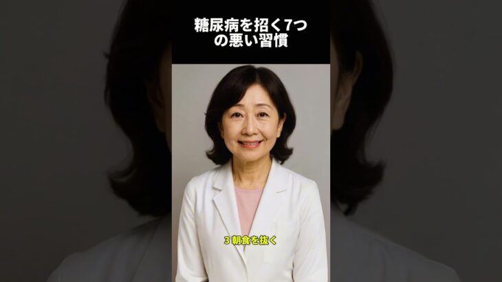 糖尿病を招く7つの悪い習慣 — 健康博士号