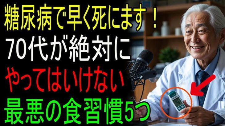 これを食べると糖尿病で早死にします！70代が絶対に避けるべき最悪の食習慣5選｜殺人習慣｜糖尿病予防｜老後の秘話｜人生の記録｜オーディオブック｜究極の知恵