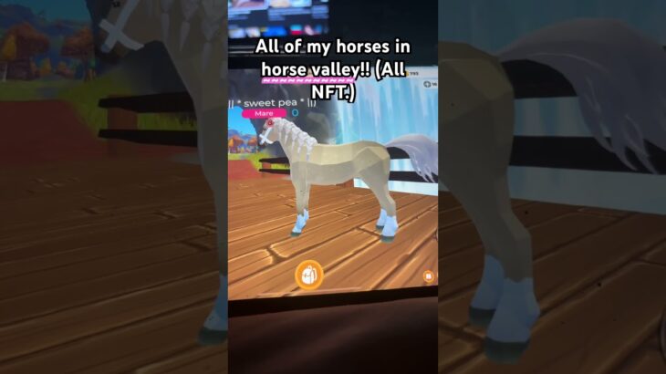 All of my horses in Horse valley!! (All nft) yall want more horse valley content?? #horse #fypシ