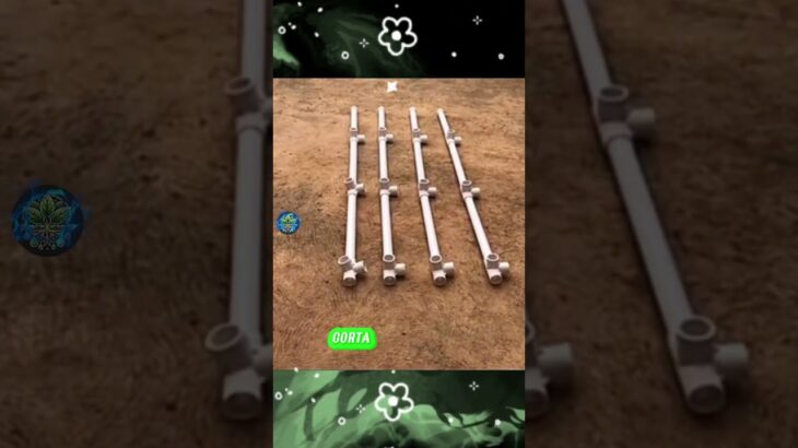 💧 Aprende a construir la base para tu sistema NFT. #Hidroponia#NFT#pvc#agua#plants#hidroponik